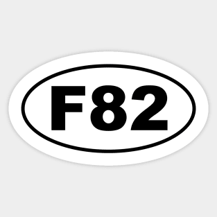 F82 4 Series Chassis Code Marathon Style Sticker